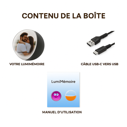LumiMémoire : Orbe Vidéo Personnalisé (Enfants, Couples, Famille)